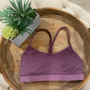 Size 4 purple ombré Lululemon y-back bra.